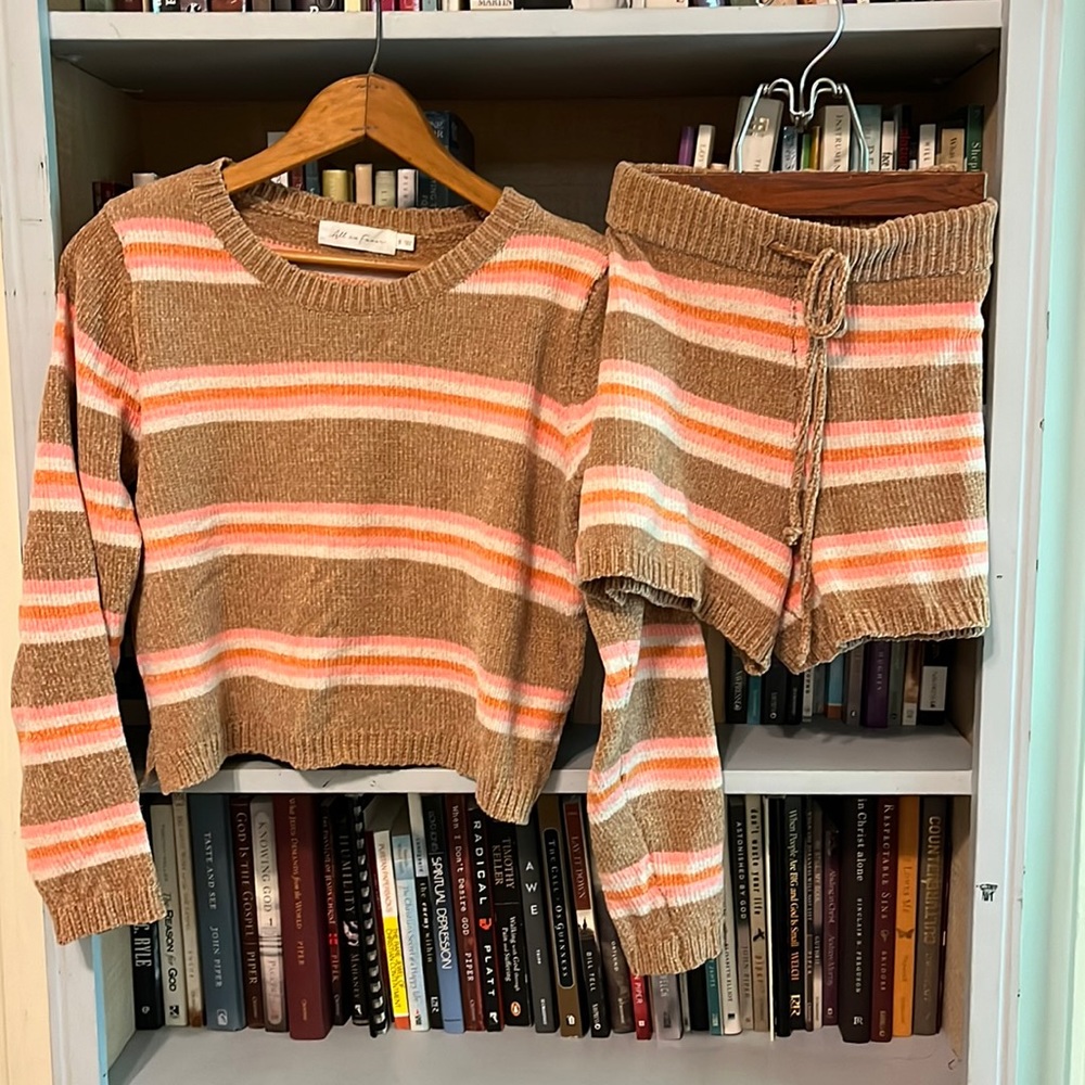 Chenille matching set